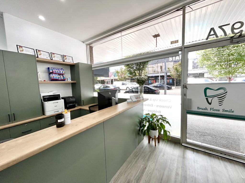 Reception Desk to Window